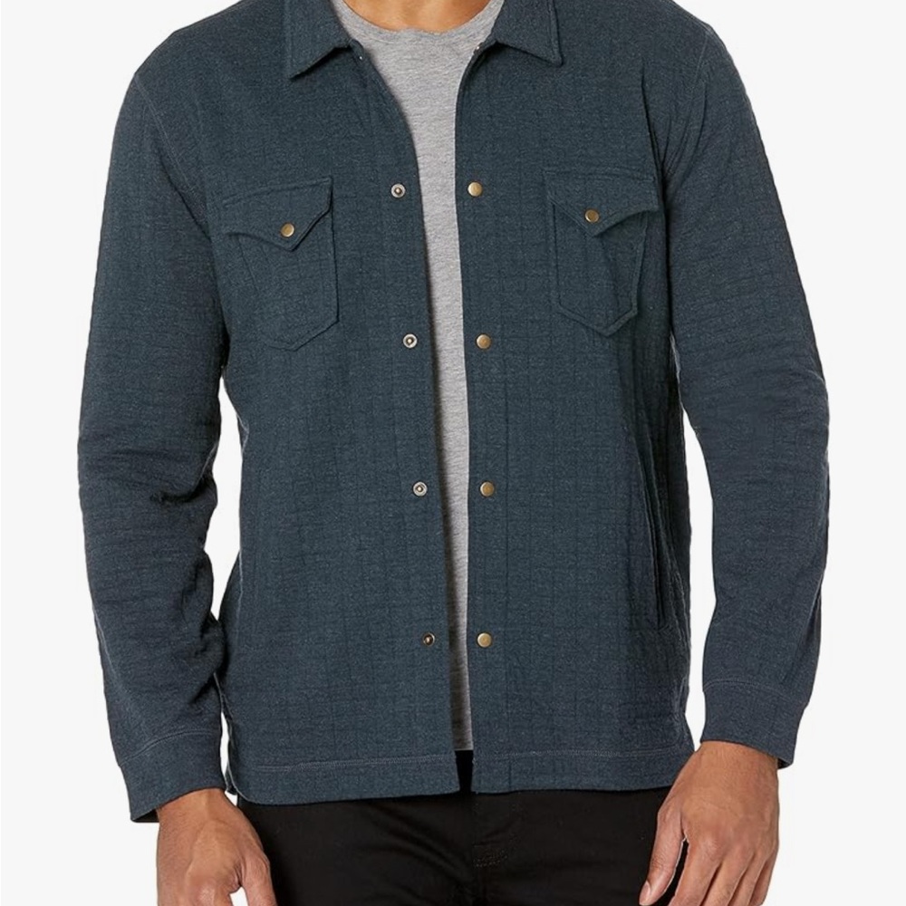 Billy Reid Men's Grid Quilted Knit Jacket